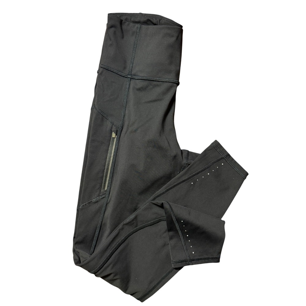 Athleta Rainier Tight Women S Black Athleisure Yoga Running Gorpcore